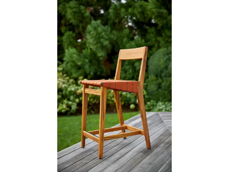 Sgabello Risom Barstool di Knoll