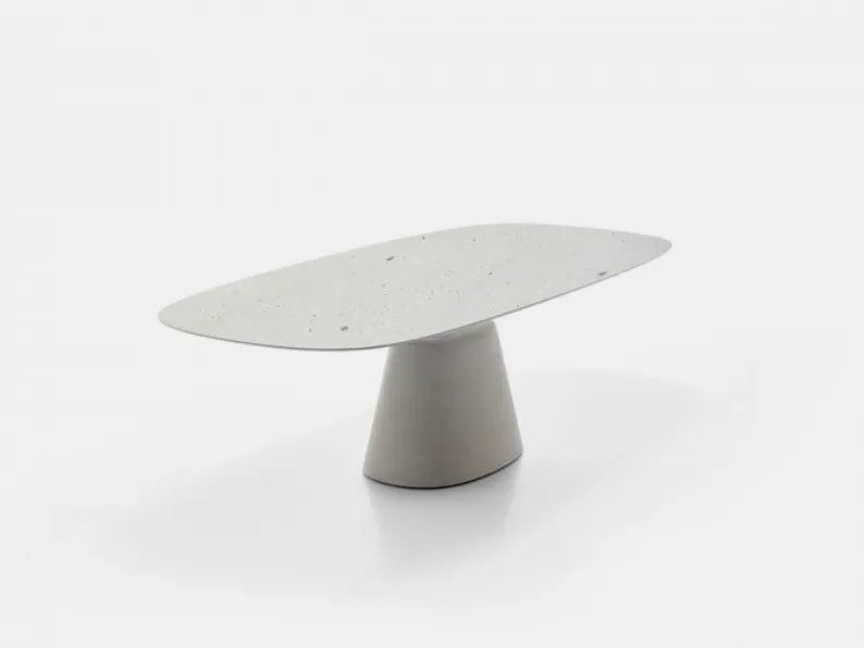 Tavolo da esterno in cemento Rock Table Maxi di MDF Italia