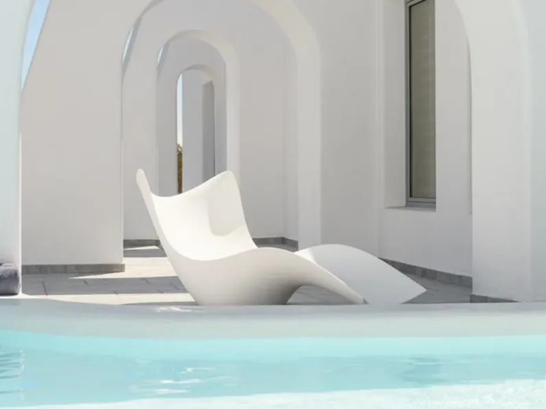 Lettino Surf Sun Lounger di Vondom