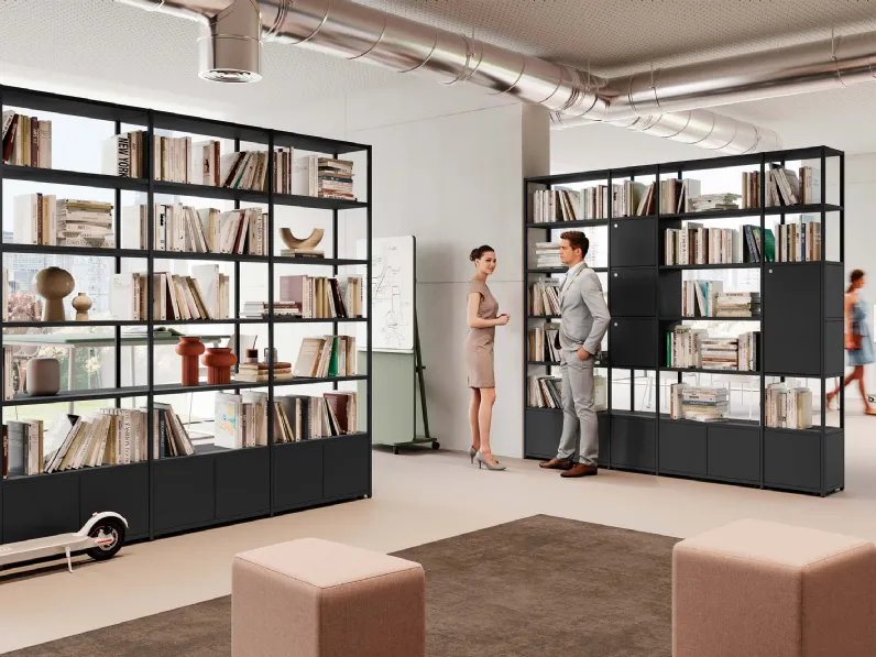 Libreria Cubo Smart di Las Mobili