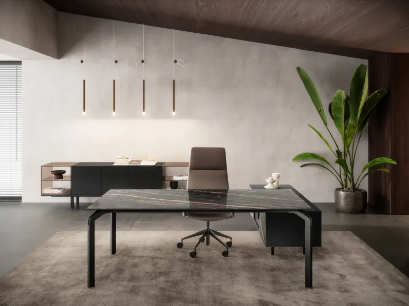 Scrivania Direzionale Yoga 2023 in Laminam di About Office